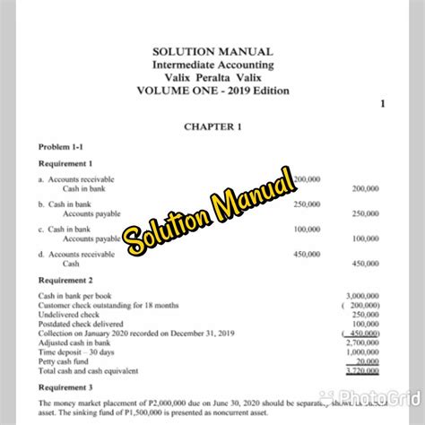 Intermediate Accounting Valix Pdf Book And Solution Manual