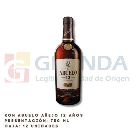 Ron Abuelo AÑejo 12 Años Distribuidora Granda