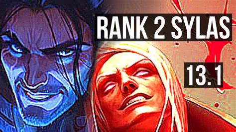 SYLAS Vs VLADIMIR MID Rank 2 Sylas 4 1 1 Rank 16 TR Challenger