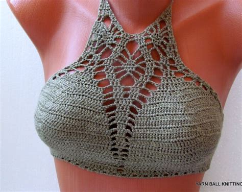 Crochet Bra Top Bikinisexy Crochet Bra Crochet Bikini Top Etsy