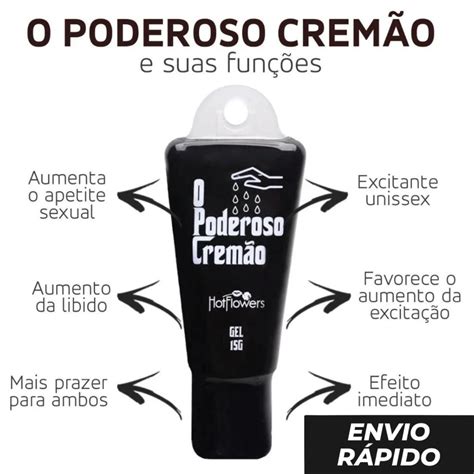 O Poderoso Cremão Gel Excitante Sensibilizador Masculino 15G Sex shop Shopee Brasil
