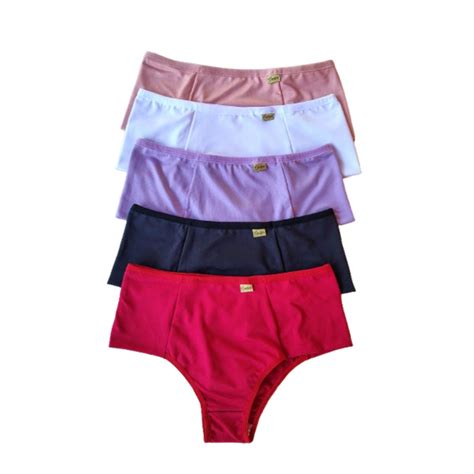 Cal Olas Calcinha Senhora Lingerie Pala Dupla Plus Sise Segura Barriga Conforto Ref