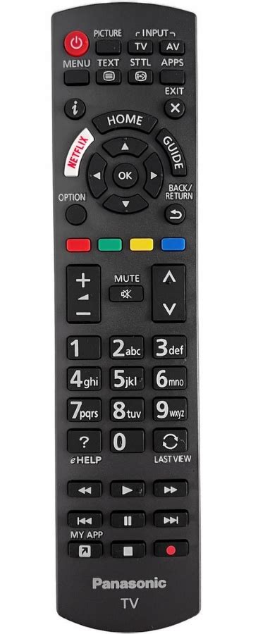 Oryginalny Pilot Do Tv Panasonic N2QAYB001180 SMART NETFLIX Sklep