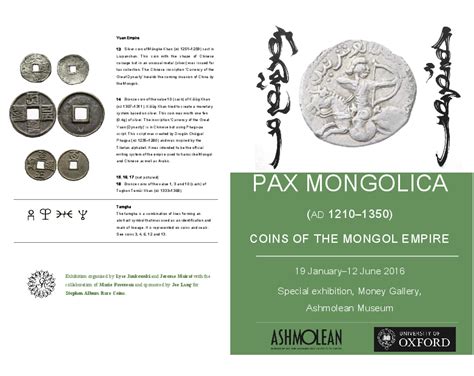 (PDF) Pax Mongolica (AD. 1210–1350) - Special exhibition