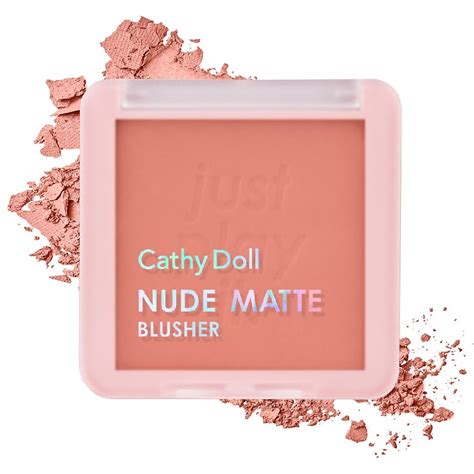 Phấn má hồng dạng nén Cathy Doll Nude Matte Blusher Chiaki vn