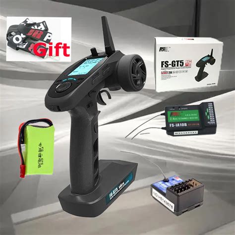Flysky FS-GT5 2.4G 6CH Transmitter with Built-in Gyro FS-BS6 Receiver ...