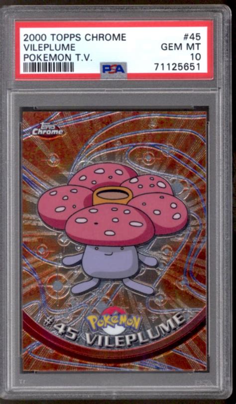 Pokemon Topps Chrome Vileplume 45 Psa 10 Gem Mint Da Card World