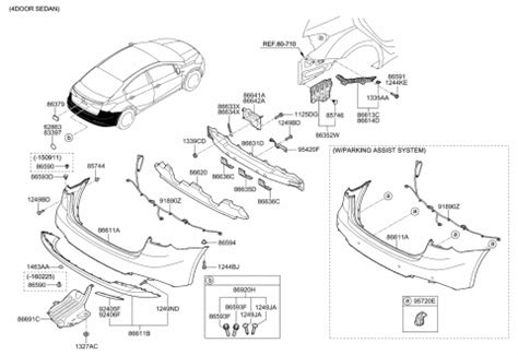 A Genuine Kia Rear Bumper Cover