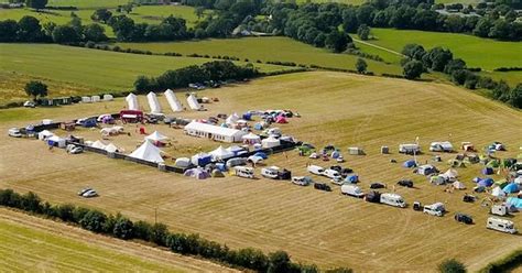 Aerial Pictures Show Europes Biggest Sex Festival In The Midlands