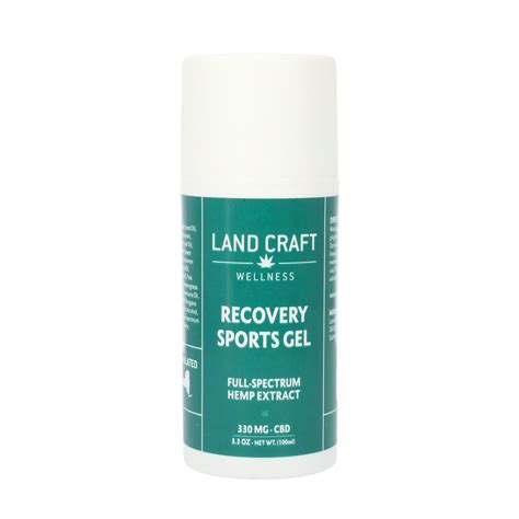 CBD Recovery Sports Gel 330mg - Landcraft Wellness