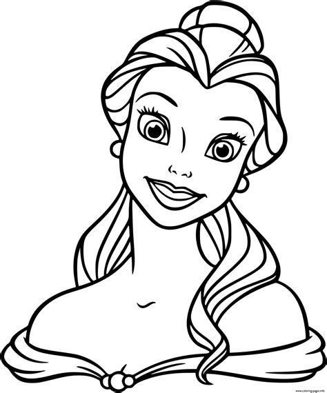 Coloriage Princesse Disney Belle Belle Coloring Pages Disney Images