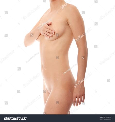 Nude Female Body Isolated On White Stock Photo Shutterstock
