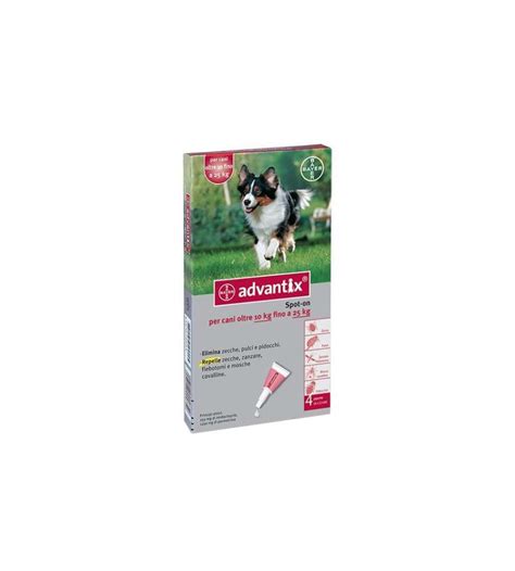 Bayer Advantix Spot On Cani 10 25 Kg