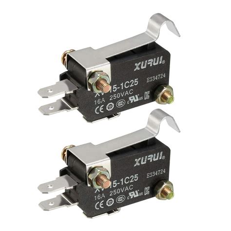 Uxcell XURUI Authorized 2Pcs 16A AC 250V SPDT NO NC 3 Terminals