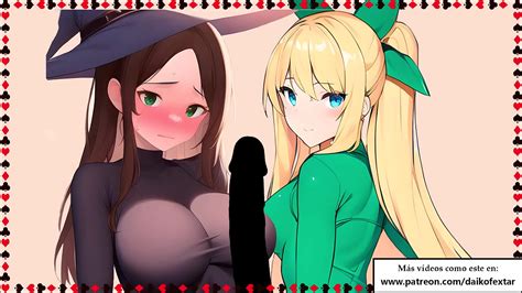 Amigas brujitas deciden visitarte en prision para sacarte semen JOI fantasía hentai en español