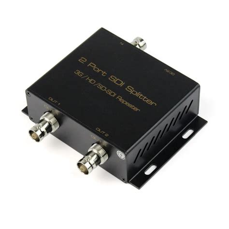 Koqit 1 in 2 out SDI Splitter 2 Port HD SDI 3G SDI Distribute Extender ...
