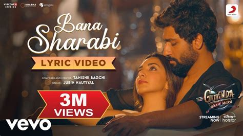 Bana Sharabi Official Lyric Video Govinda Naam Mera Vicky Kiara