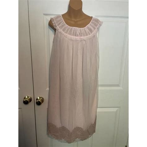 Dorsay Intimates Sleepwear Vintage Dorsay Light Pink Babydoll Nightgown Lingerie M Poshmark