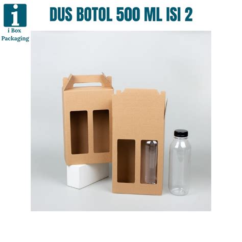 Jual Pcs Dus Tenteng Kardus Box Jinjing Botol Kale Ml Isi