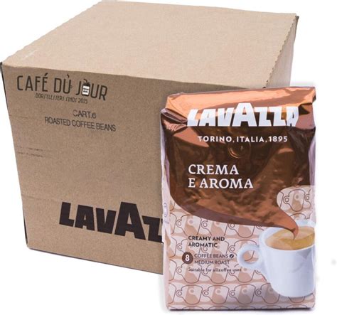 Lavazza Crema e Aroma Koffiebonen - 6 x 1 kg - Lekkerbakje.nl