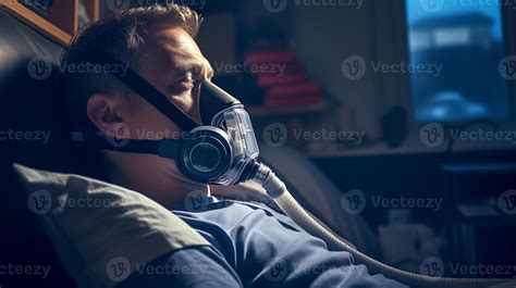 close-up of a white man of forty years old lying in bed with a