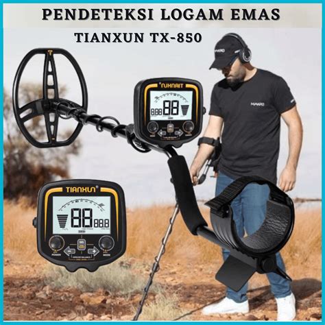 COD TIANXUN Pendeteksi Logam Metal Gold Silver Detector TX 850 Alat