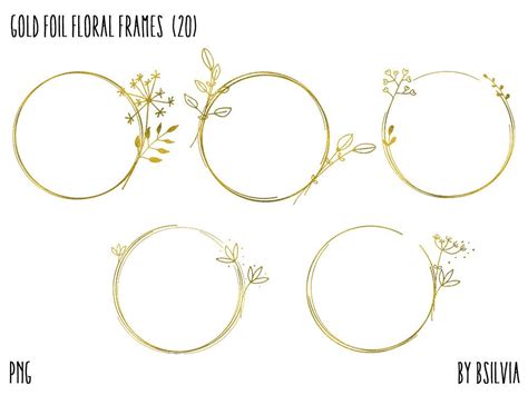 Gold Photo Frames, Graphic Illustration, Illustrations, Circle Frames ...