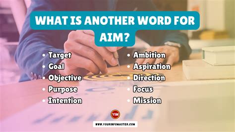 What Is Another Word For Aim Aim Synonyms Antonyms And Sentences