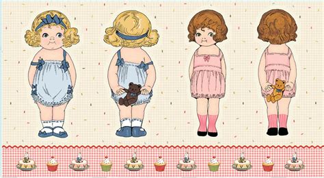 Bakery Paper Dolls From Penny Lane Riley Blake Sibling Arts Etsy