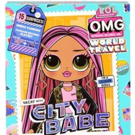 L O L Surprise Toys Lol Surprise Omg World Travel City Babe Fashion Doll With Surprises