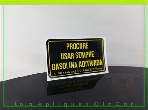 Adesivo Recomenda O De Abastecimento Portinhola Do Tanque Padr O Gm