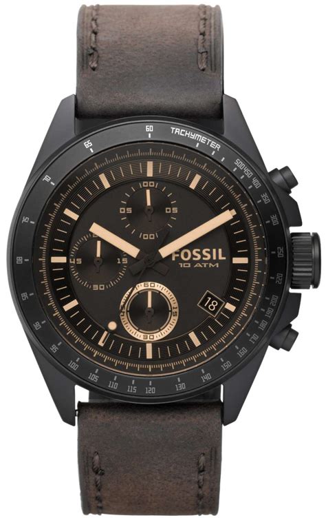 Fossil CH2804 Decker Leather Watch Watchard