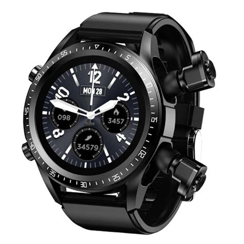 Smartwatch Reloj Inteligente Con Aud Fonos Tws Fralugio Jm Negro