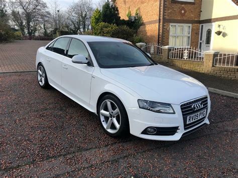 Stunning White 09 Audi A4 20 Tdi Sline 140 In Sunderland Tyne And