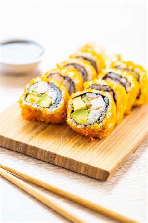 California Maki Rolls Sushi Stock Image Image Of Maki Lunch 150942003