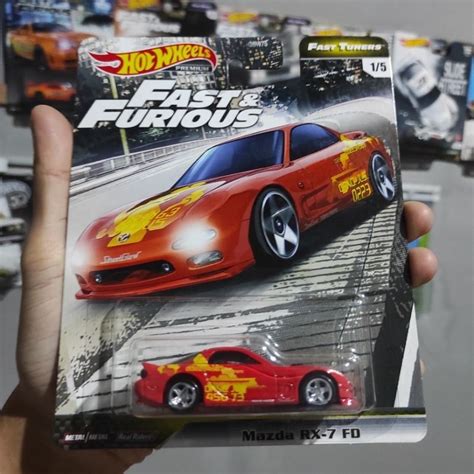 Jual Hot Wheels Premium Fast And Furious Mazda Rx Fd Shopee Indonesia