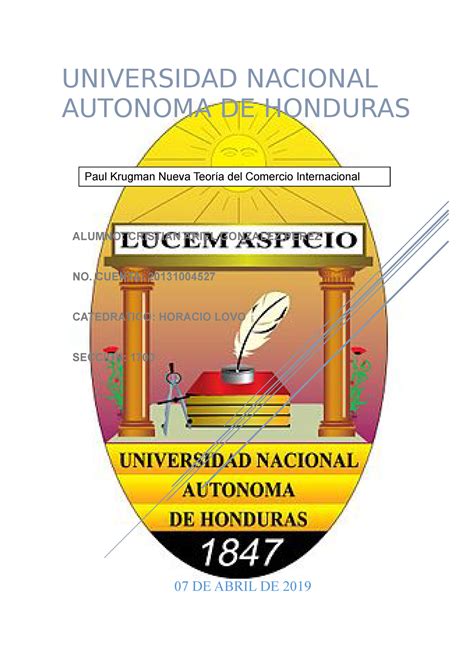 Paul Krugman Nueva Teoria Del Comercio Internacional Universidad