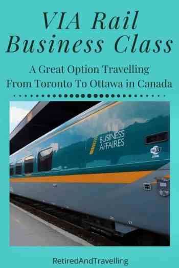 Via Rail Business Class - Retired And Travelling | Business class, Via ...