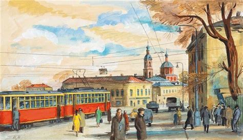 Москва ушедшая в акварелях В. Винокура: uborshizzza — LiveJournal