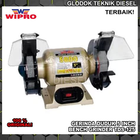 Jual Wipro Mesin Gerinda Duduk Inch Tds Bench Grinder Machine