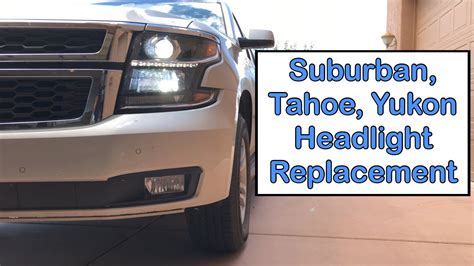 Suburban Headlight Replacement With Led Youtube