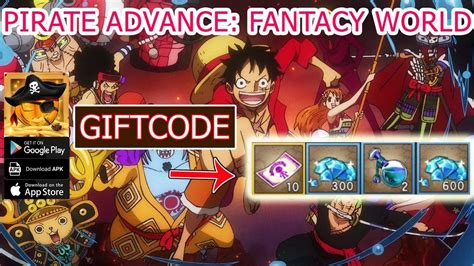 Pirate Advance Fantacy World All Codes Giftcode Pirate Advance