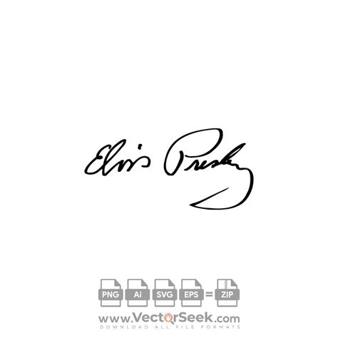 Elvis Presley Signature Logo Vector - (.Ai .PNG .SVG .EPS Free Download)