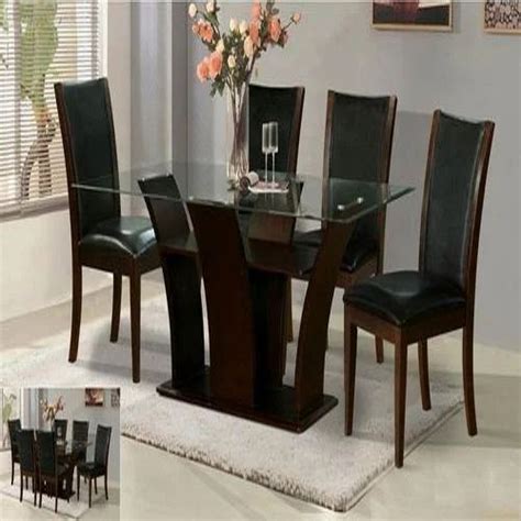 Glass Dining Table Set at best price in Chennai by Supreme Upholsters ...