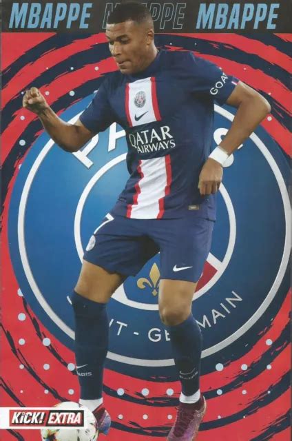 KICK EXTRA POSTER 2022 PARIS Saint Germain France Kylian Mbappe 1