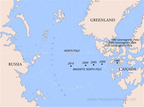 North Pole maps - by Freeworldmaps.net