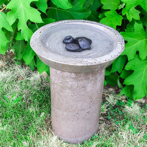 How To Make A Cement Bird Bath Video at Adrienne Maldonado blog