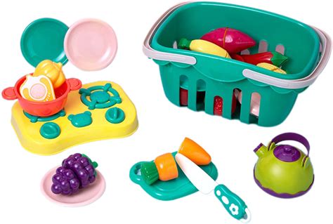 Ігровий набір Beiens Кошик з овочами та фруктами на липучках 30 ...