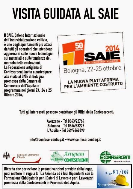 Centroabruzzonews Visita Guidata Al Saie Di Bologna Il Ottobre