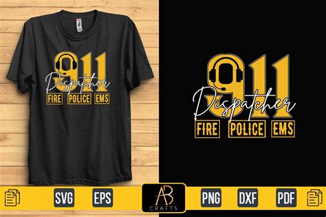 911 Dispatcher Fire Police Ems Graphic By Abcrafts · Creative Fabrica